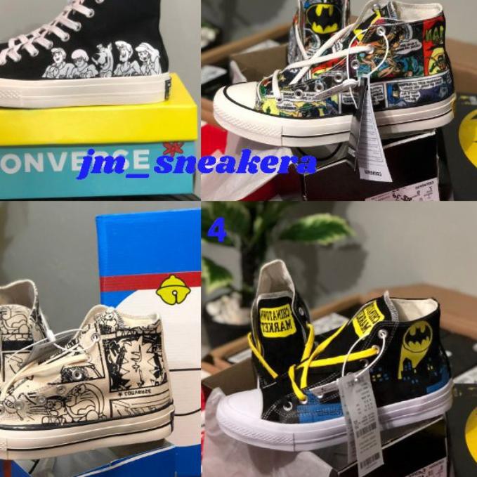 ► sepatu converse all star 70s high scoobydo batman doraemon sepatu converse pria wanita cassual ✩