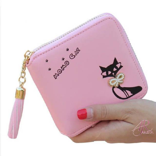 DOMPET MOMO CAT - Dompet lipat wanita