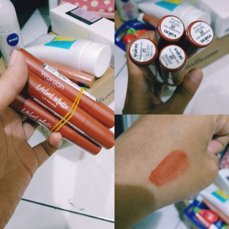 Wardah Colorfit Velvet Matte Lip Mousse - No. 12 Chic Terracota