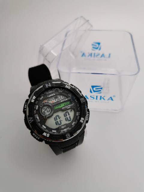 Jam tangan digital Pria Sporty water Resist Lasika 617