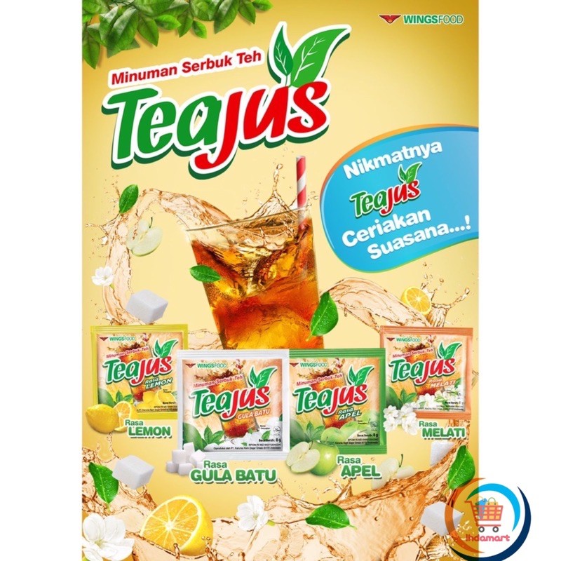 Teajus Minuman Serbuk Aneka Rasa 10 pcs