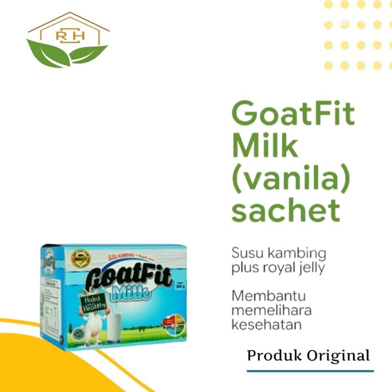 

Goatfit Milk rasa original 10 sachet susu kambing etawa