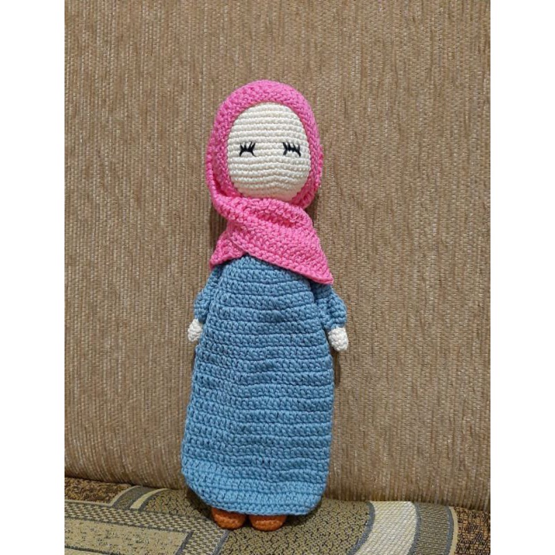 Amigurumi hijab/boneka rajut