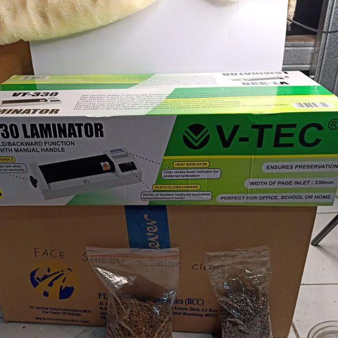 

Terbaik! MESIN LAMINATING/LAMINATOR WITH HANDEL A3/330MM V-TEC