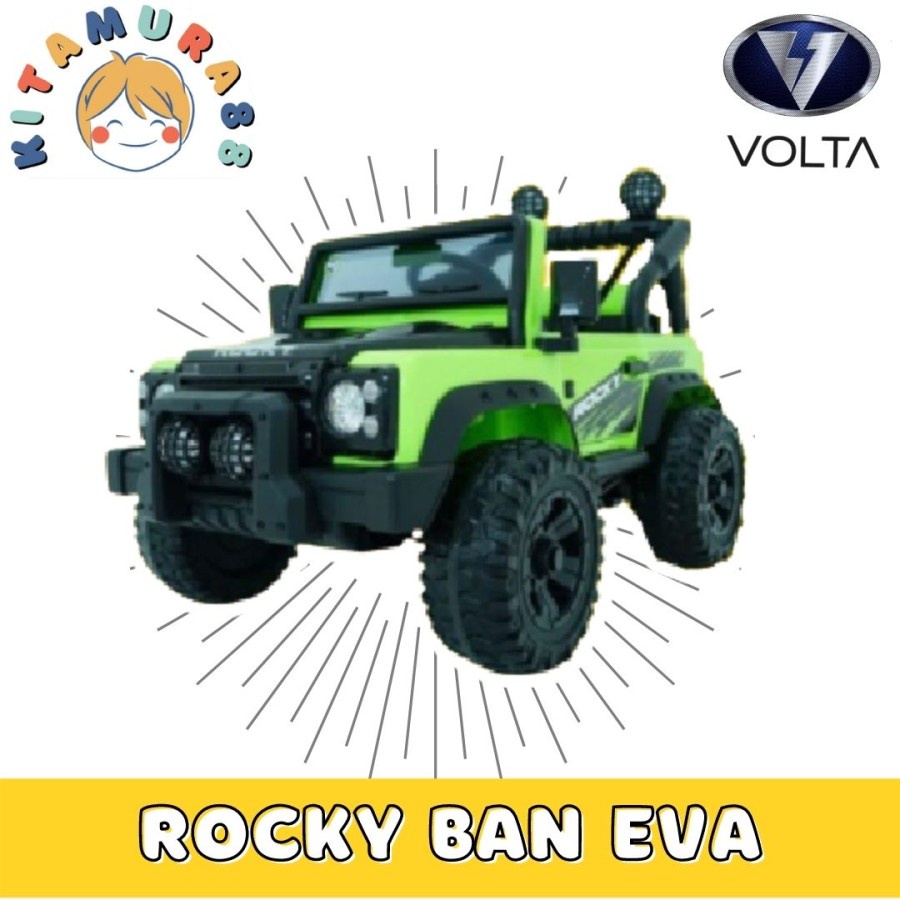 Mainan Anak - Mobil Aki Jeep ROCKY BAN EVA - VOLTA 5008