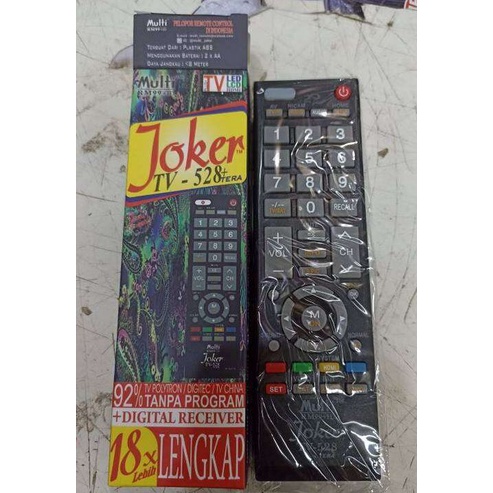 REMOTE REMOT TV MULTI JOKER UNIVERSAL