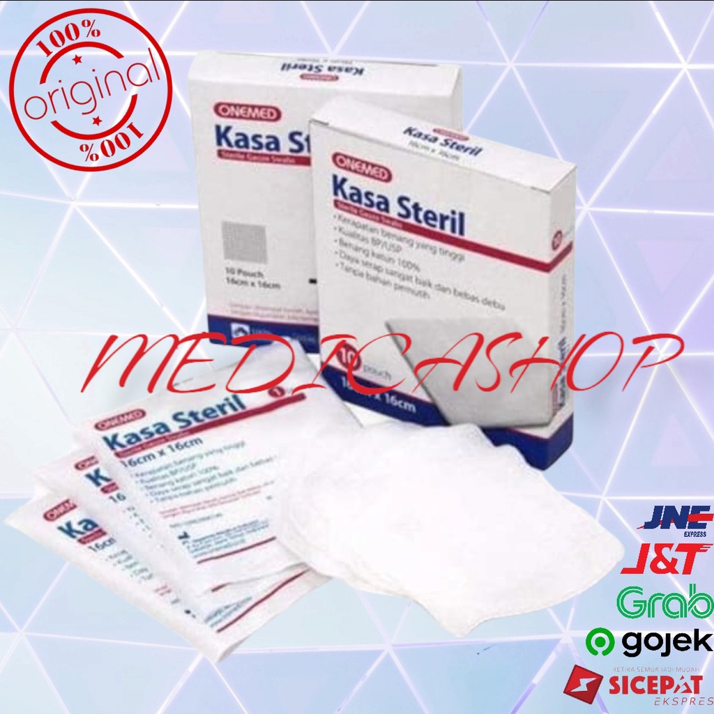 kasa steril onemed / Kasa Kotak 16x16 / Onemed Kasa
