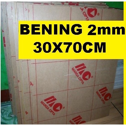 

Acrylic - Akrilik - Bening merk MARGA CIPTA tebal 2mm ukuran 30x70cm