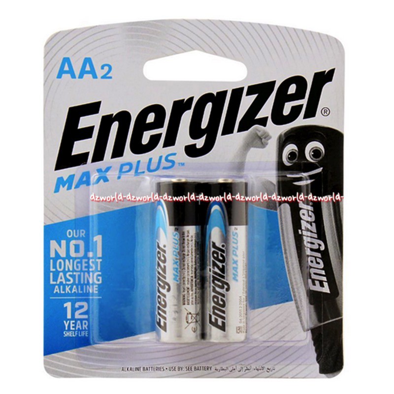 Energizer Max Plus AAA Baterai Tahan Lama A3 2pcs Batrai Batter Long Lasting A3 Ener Gizer