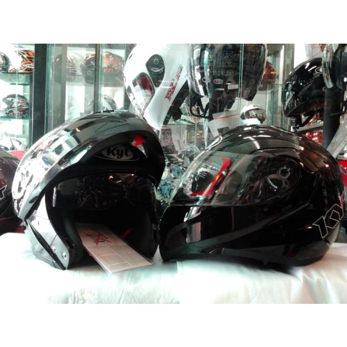 Helm KYT RRX Modular Full Face White Fullface Double Visor