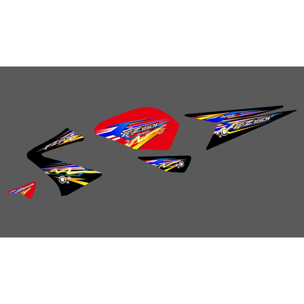 STRIPING/STICKER TRANSPARAN FZ150/ VIXION OLD FZ V2