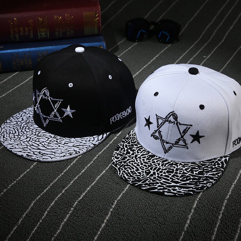 Topi Baseball Motif graffiti Gaya hip hop Korea Untuk Pasangan