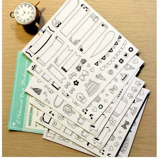 Sticker Diary Deco (6pcs)