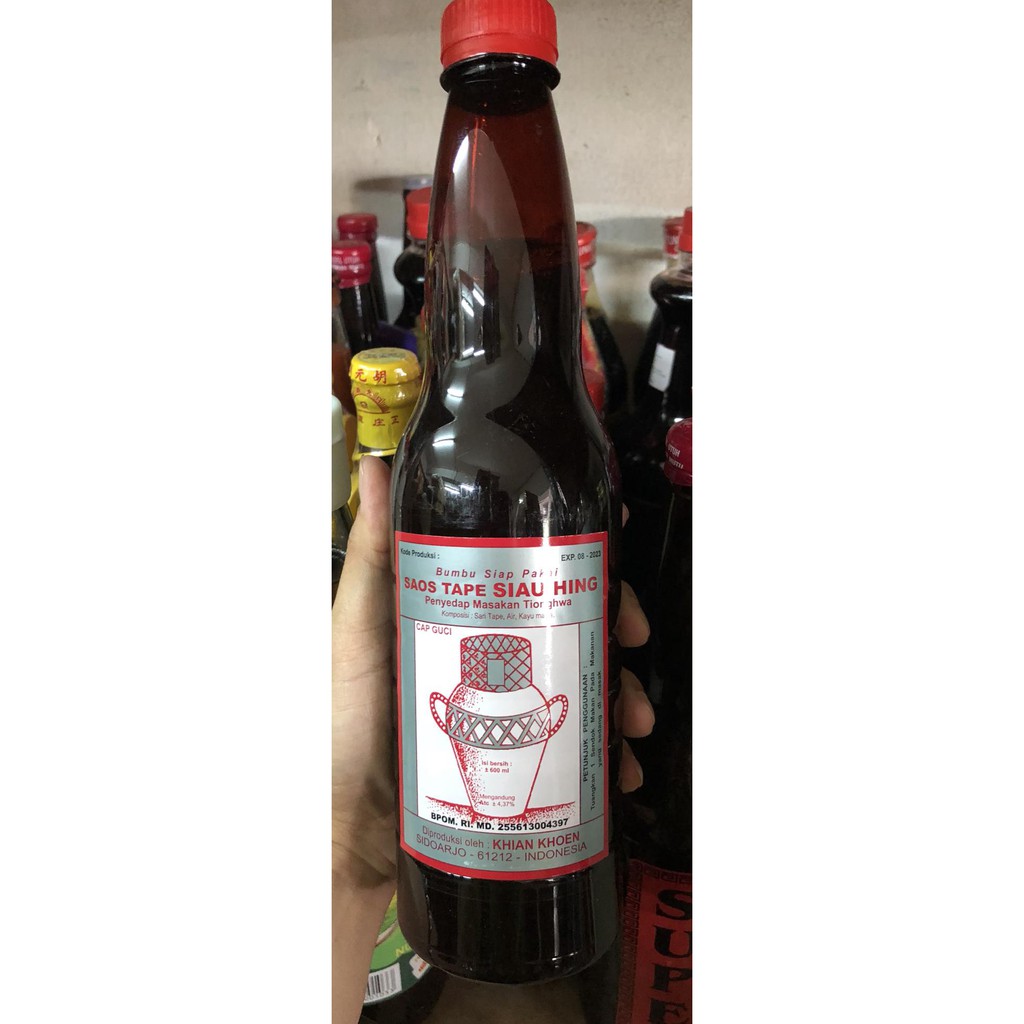 

Arak gentong saus tape 600 ml