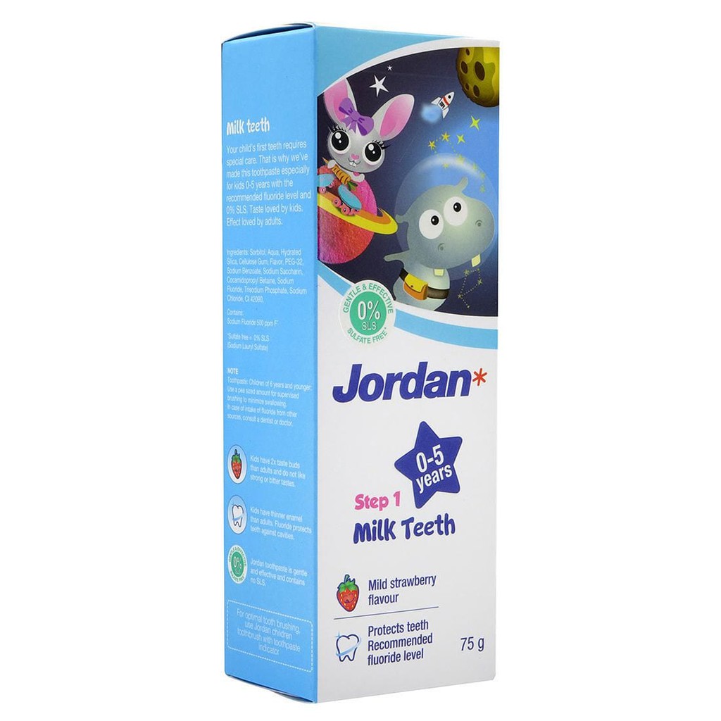 JORDAN TOOTHPASTE STEP 1 75GR