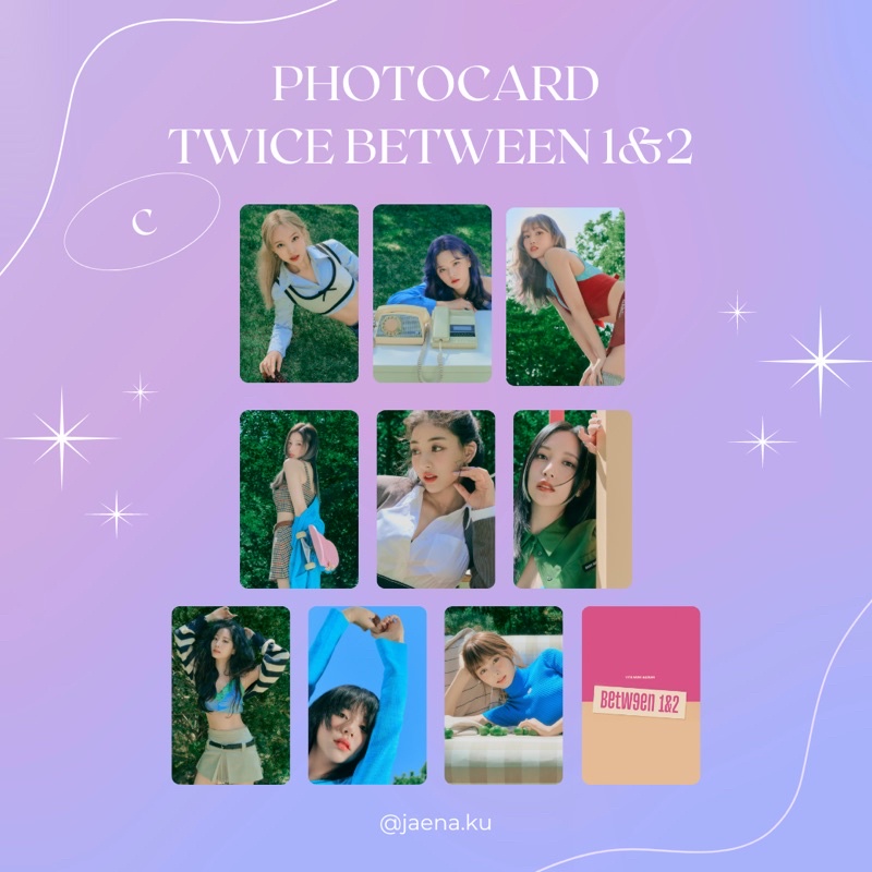 [TWICE] PHOTOCARD TWICE BETWEEN 1&amp;2 ‼️BACA DESKRIPSI‼️