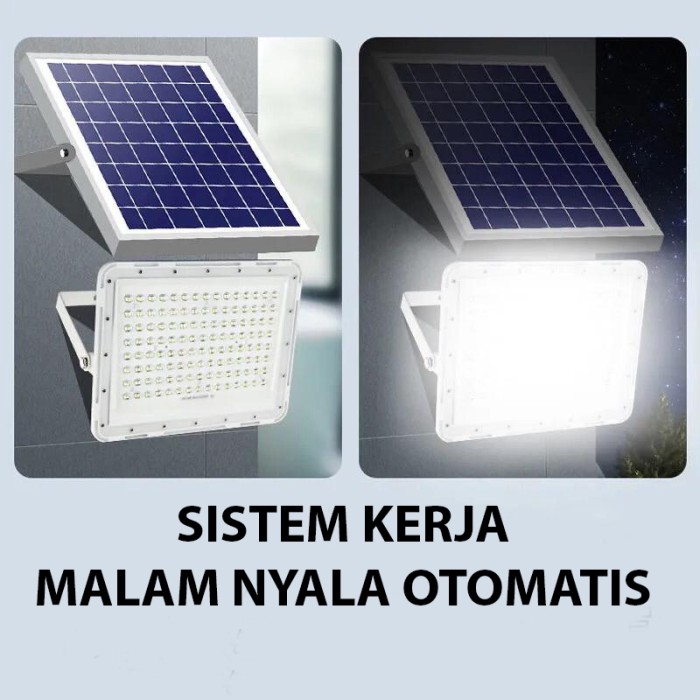 [WS]  LAMPU LED SOROT TENAGA MATAHARI PANEL SURYA 60W 100W 150W SOLAR CELL