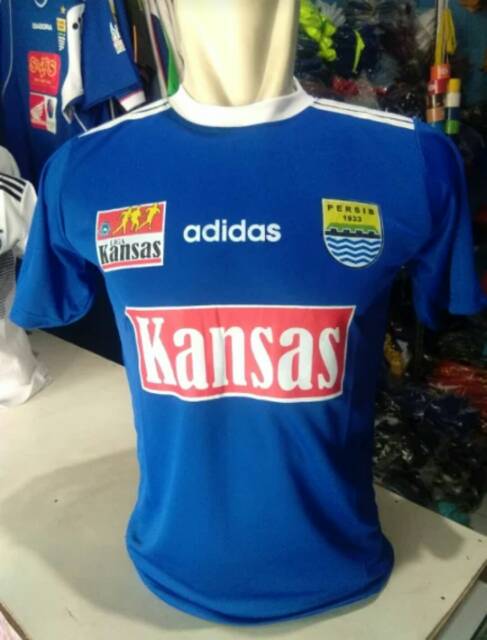 Jersey Persib Bandung Liga Kansas Home 1997 Biru Retro Lokal