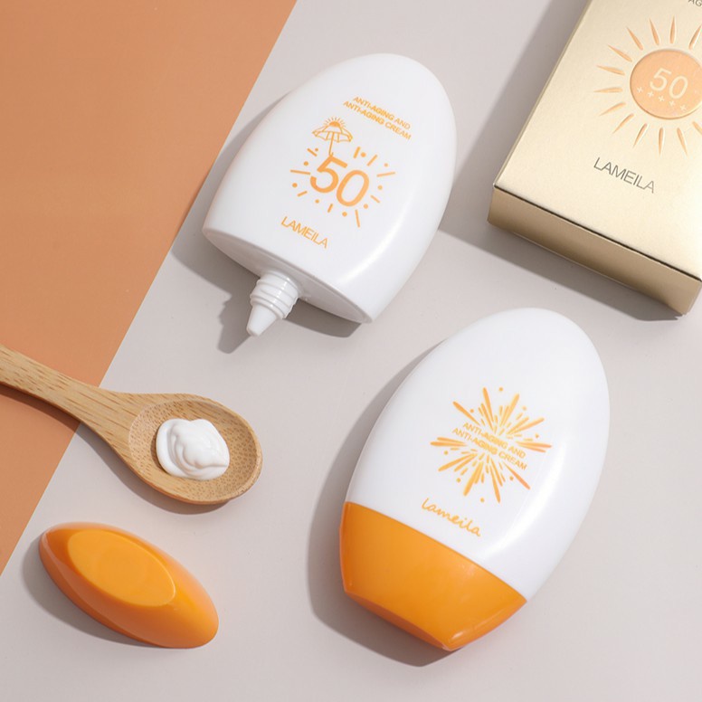 LAMEILA Sunscreen SPF50 Sunblock Intensive UV Sun Cream SPF50+ PA+++ Anti Aging Cream Waterproof Whitening