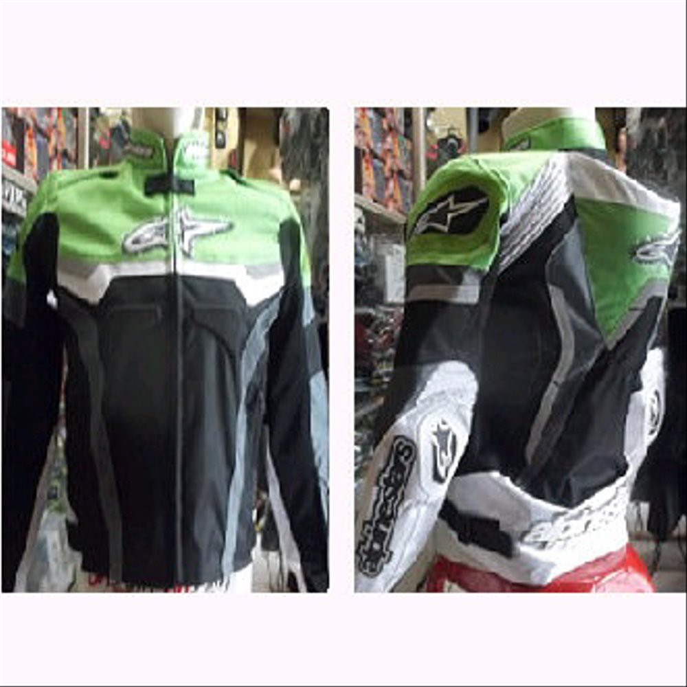 Jual jaket touring alpinestars hijau Berkualitas