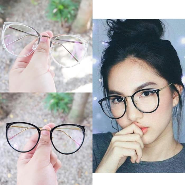 Frame Kacamata 8635 Lensa Minus Antiradiasi Uv Kacamata Baca Kacamata Korea Kotak Wanita