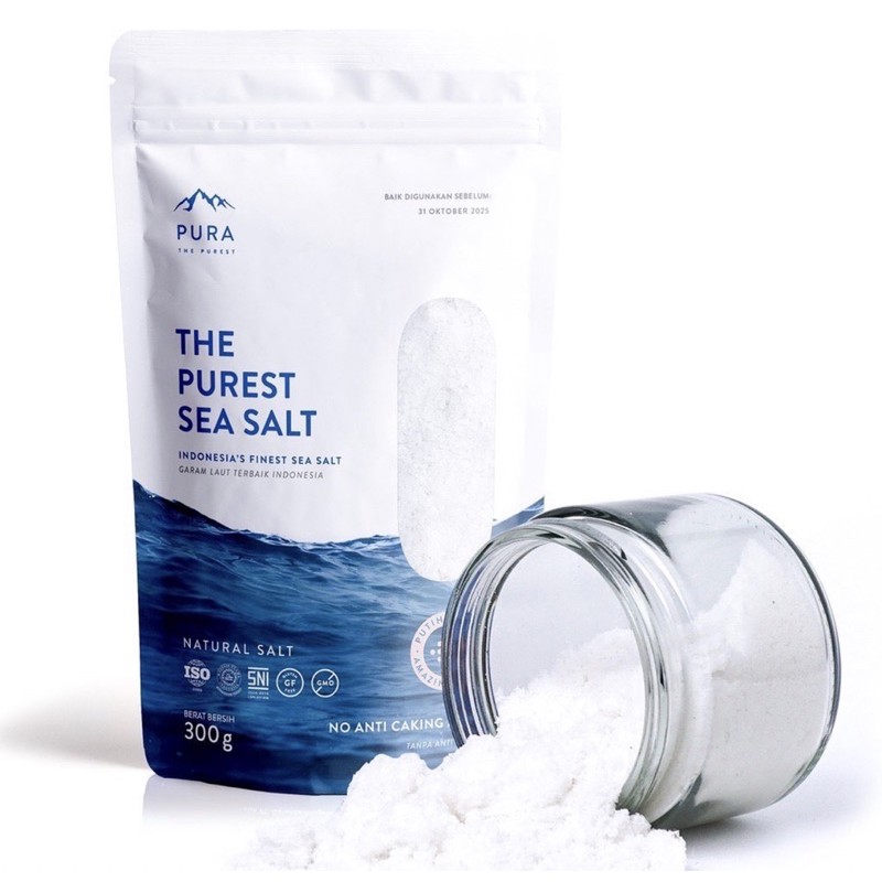 

pura purest seasalt - fine/halus