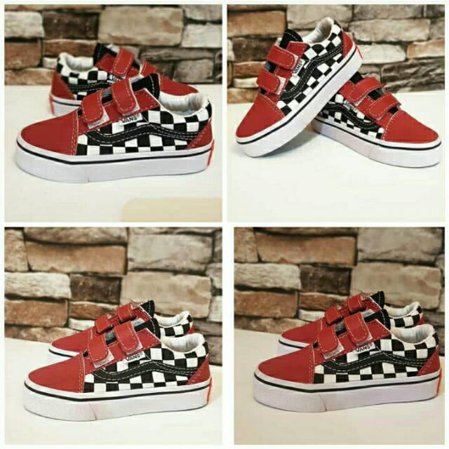 OBRAL SEPATU ANAK KECIL VANS OS MAROON KIDS (21-35) GRADE ORIGINAL MURAH