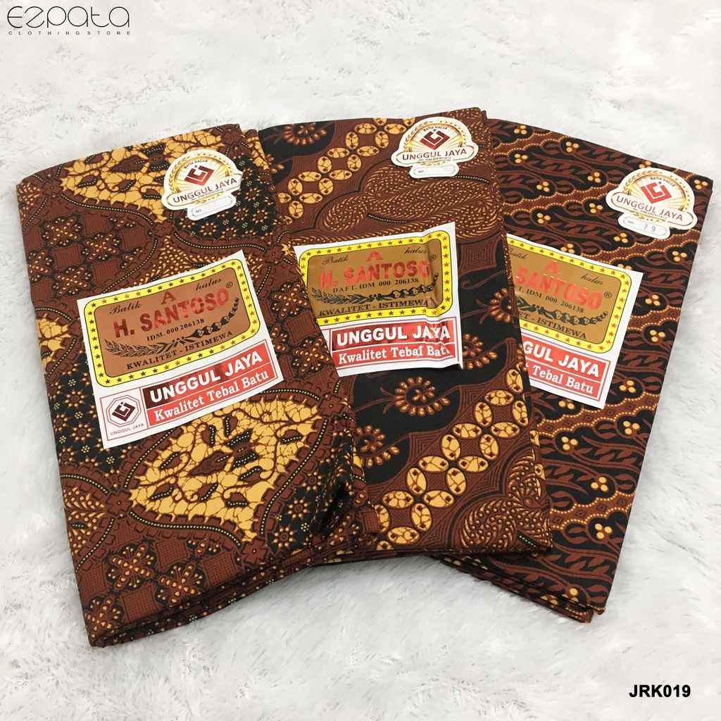 Ezpata kain batik halus Asli Pekalongan Jarik printing A H. Santoso halus tebal Kualitas Super motif RANDOM