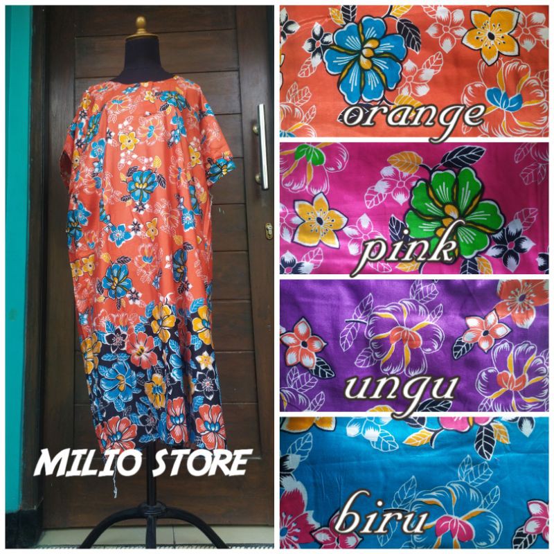 Daster ibu Pola ukuran Besar | Daster Jumbo Bahan Tebal Adem Murah Grosir Jogja