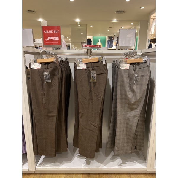 WOMEN Celana Ankle Rapi UNIQLO