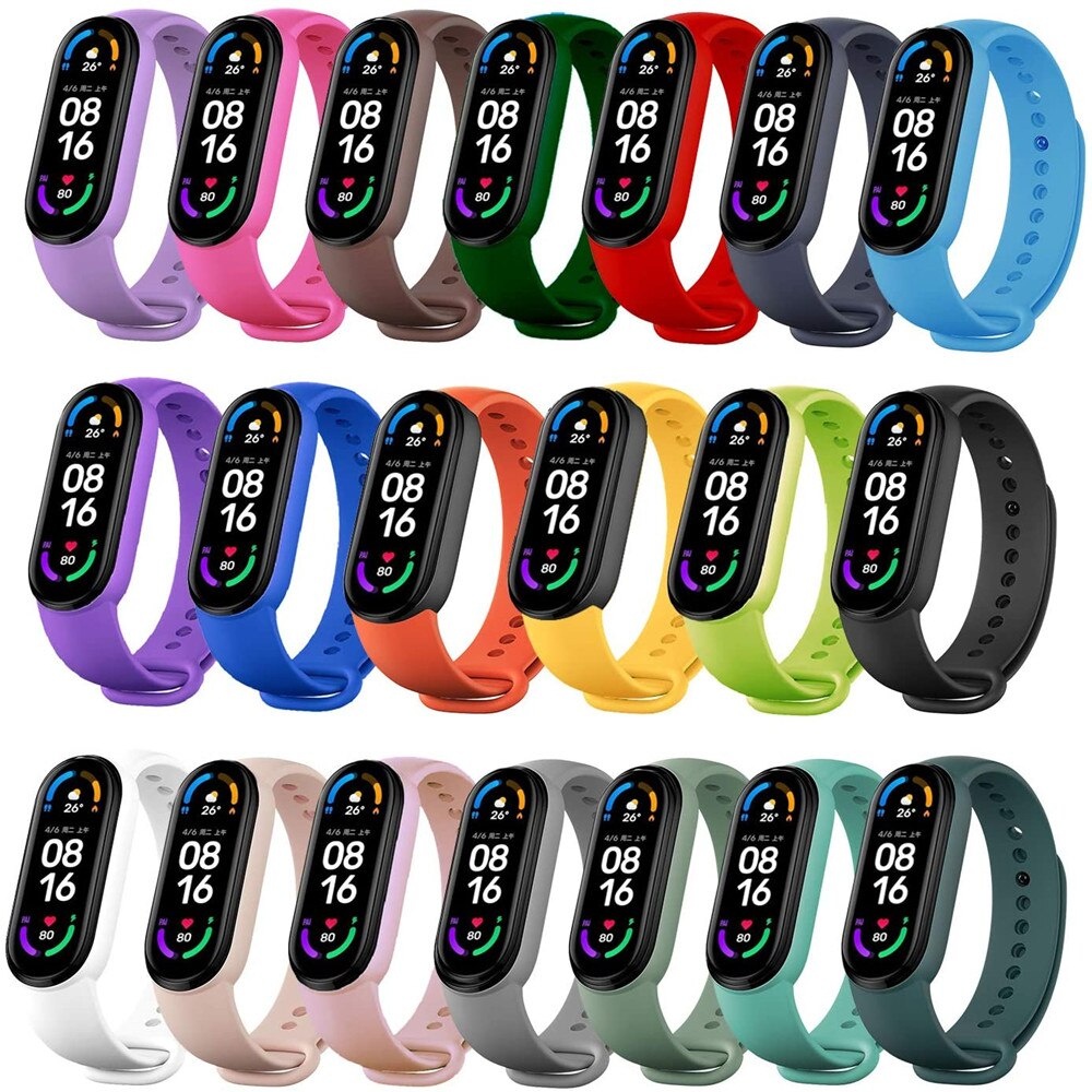 Saiia Store Strap Kompatible Mi band 7 Kualitas Original Strap Super Lembut | Hanya Strap Tidak termasuk jam