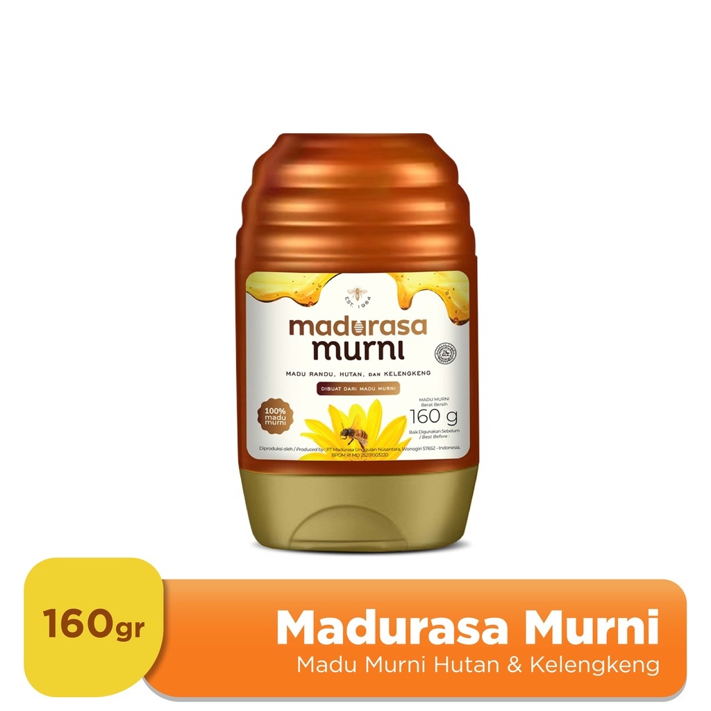 Madurasa Madu Asli Murni Botol 160gr