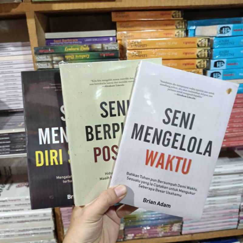 Paket 3 Buku Seni Mengelola Waktu - Seni Berpikir Positif - Seni Mengenal Diri Sendiri