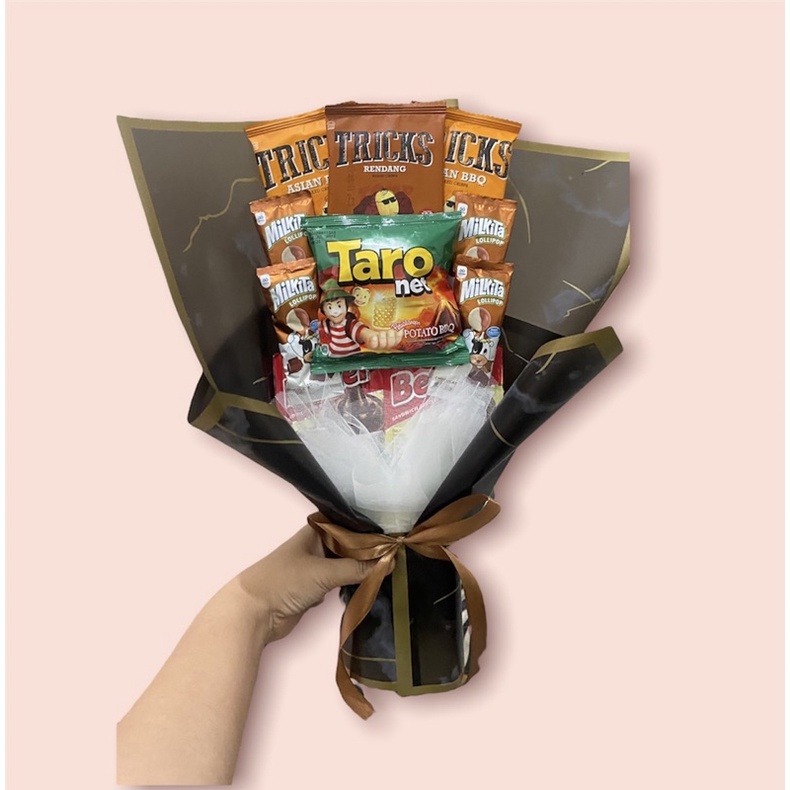 

snack bouquet ready stock