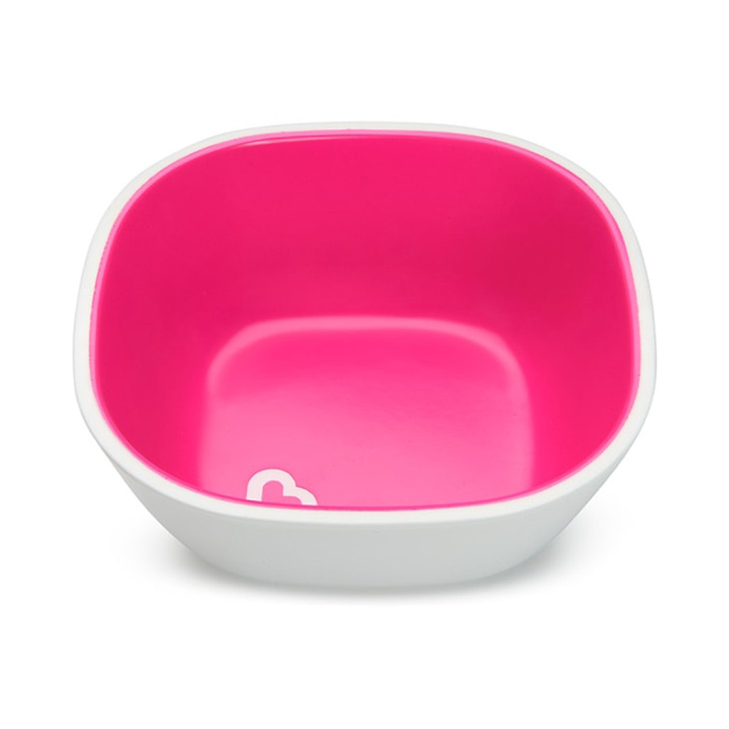 Munchkin Splash Toddle Bowls Mangkok Makan Anak Purple Pink Ungu Merah Muda 2 Pack