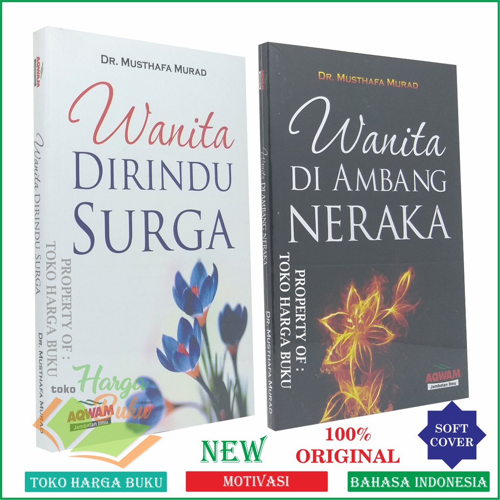 Foto Paket 2 Buku Wanita Dirindu Surga dan Wanita Di Ambang Neraka - Penerbit Aqwam