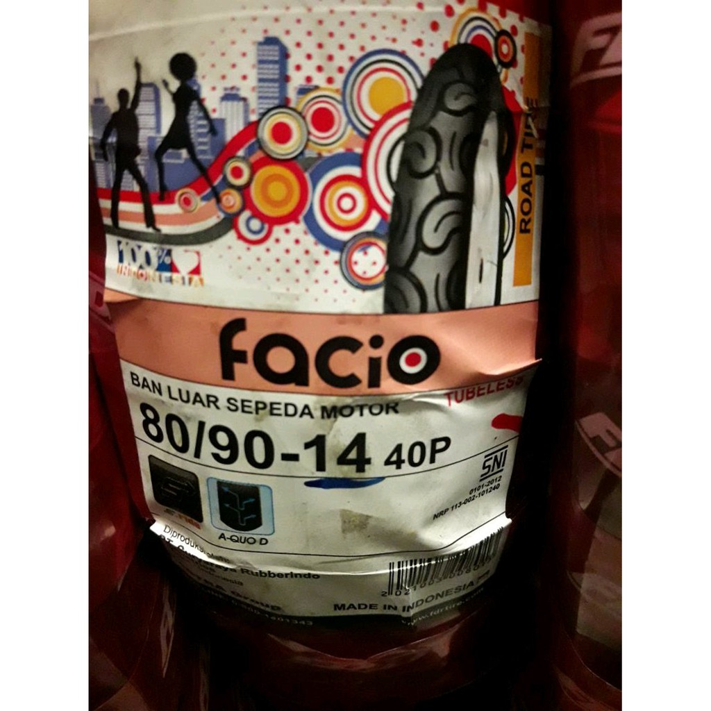 Ban FDR Facio Tubeless 80 90-14