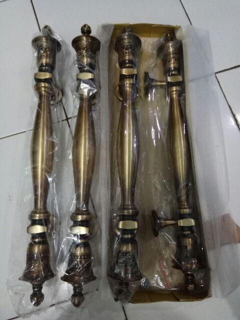 Handle Pintu Antik Kuningan 50cm