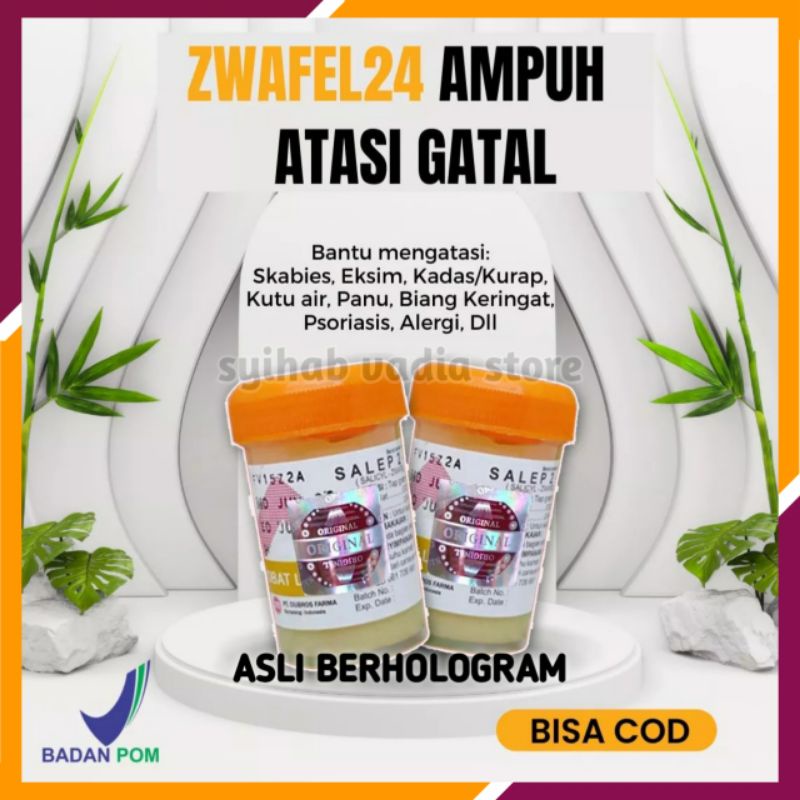 Salep Zwafel 24 Original BPOM Salep Dokter Salep 2-4 24 Belerang Sulfur Salep Gatal Gatel Eksim Panu
