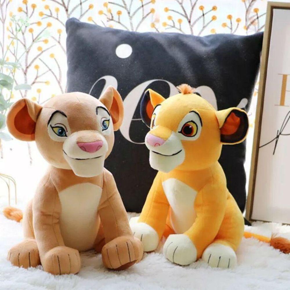 Needway Simba Plush Toy 30 cm Mainan Anak Boneka Plush Boneka Binatang Mufasa Lembut Lion Mainan Mewah