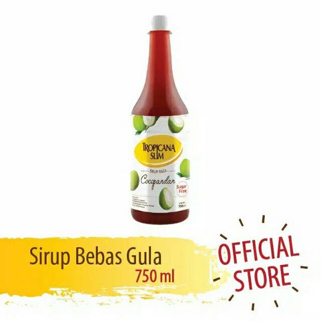 

Tropicana Slim Syrup Cocopandan 750ml