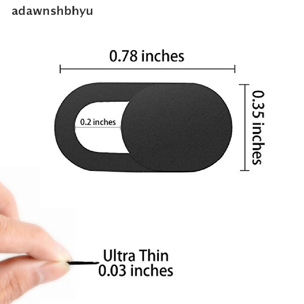 Adawnshbhyu Webcam Cover Pelindung Lensa Kamera Slider Blocker Untuk Laptop Handphone