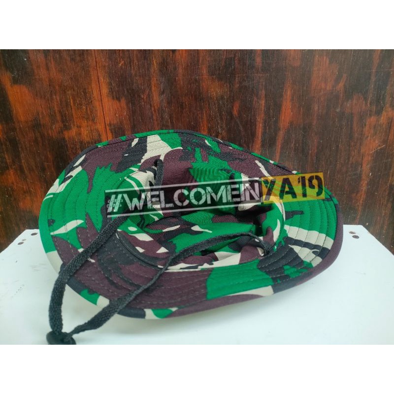 Topi Rimba Loreng Malvinas Velbed Wol Premium [Terbaik]