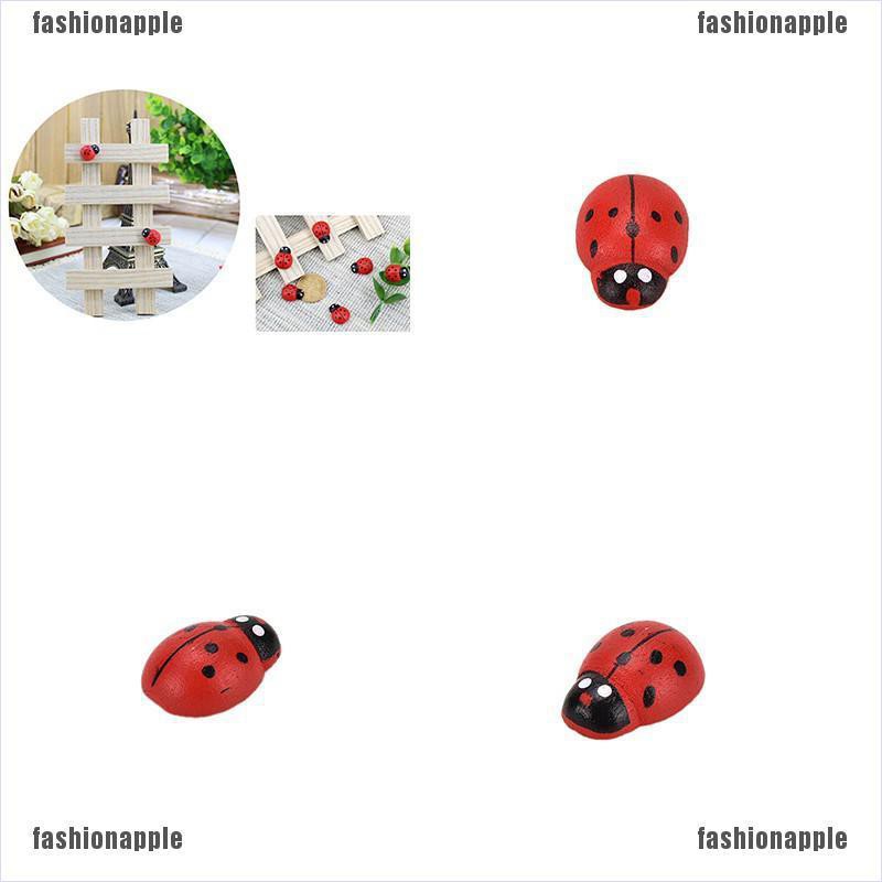 Shakang 10Pcs Ornamen Gantung Desain Ladybird untuk Dekorasi Dinding Rumah / Outdoor