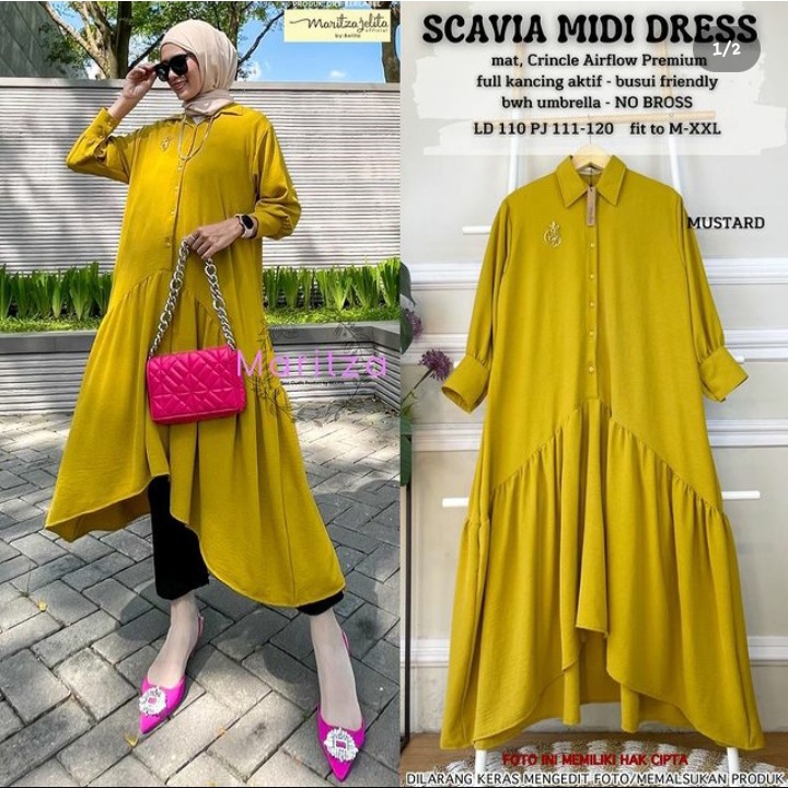 Scavia midi dress