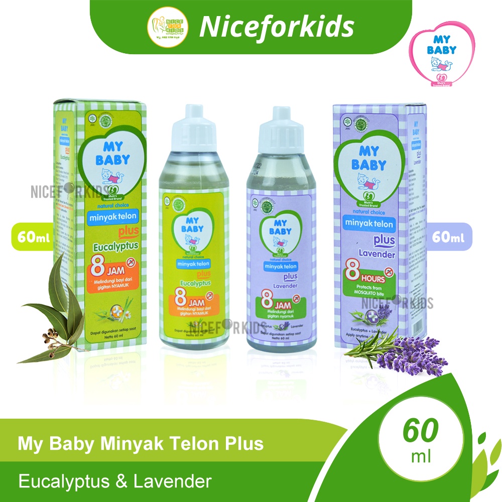 My Baby Minyak Telon Plus 60 / Minyak Telon Plus 150ml / Minyak Pijat Bayi My Baby