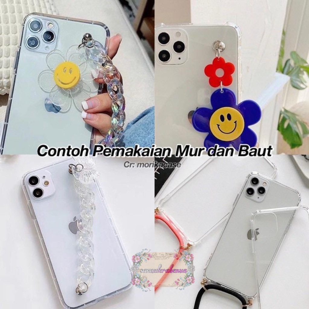 mur baut sekrup khusus sling slingcase lanyard pengait strap tali hp chain universal case SB3136