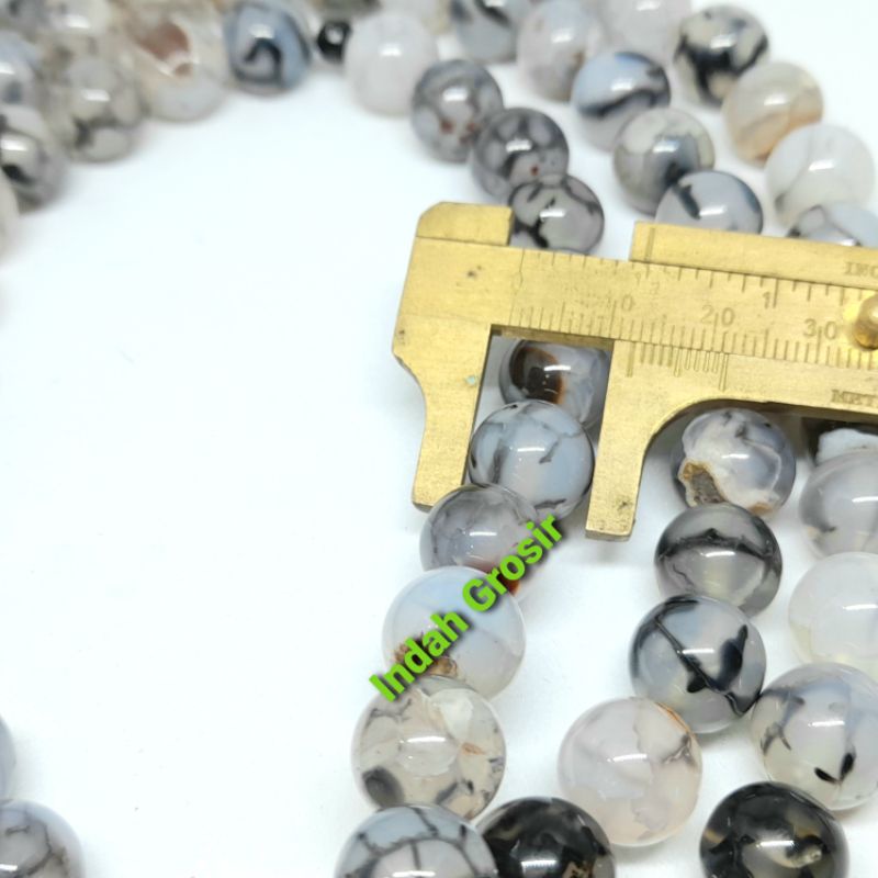 TASBIH BATU AKI SISIK NAGA 12MM 99BUTIR ORIGINAL