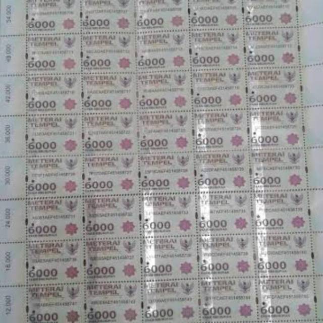 

Materai 6000