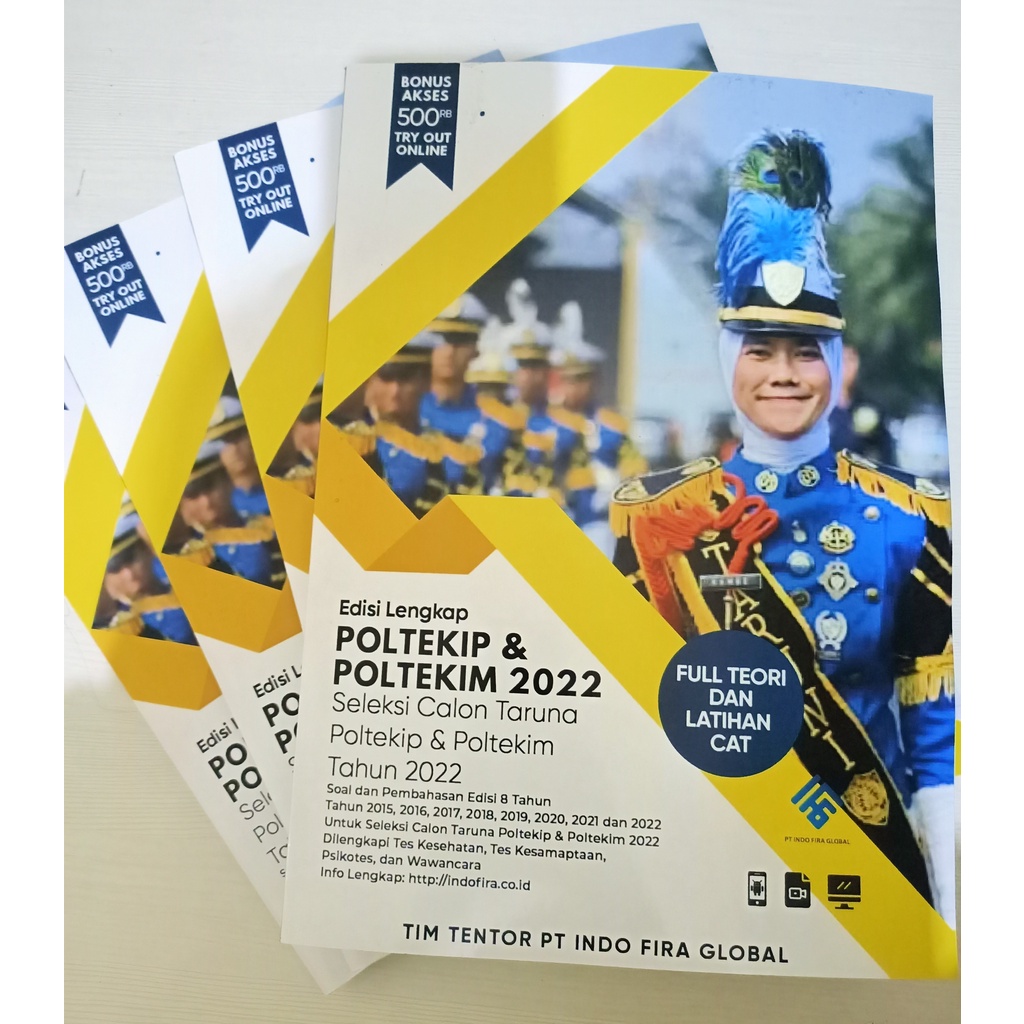 Buku HEBAT POLTEKIM POLTEKIP 2022 Kumpulan Latihan Soal Poltekip/Soal Poltekim 2022
